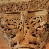 09. St-Gaudens - chapiteau dans l\'abbatiale - lions [photo JPV]